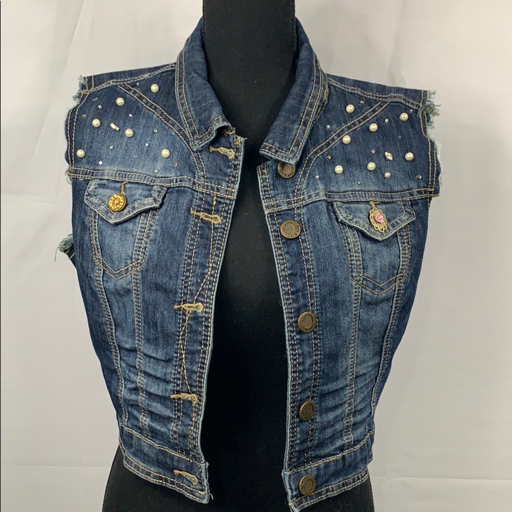 🔷 Hot Kiss Jean Vest 🔷